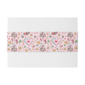 Fun kerstkoekjes en Snoepjes       Uitnodigingen Wikkel (Achterkant Voorbeeld)