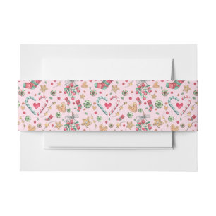 Fun kerstkoekjes en Snoepjes Uitnodigingen Wikkel