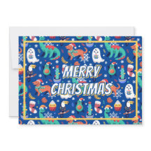 Fun Kerstmis Dinosaur Dog Parrot Avocado Cactus