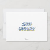 Fun Kerstmis Dinosaur Dog Parrot Avocado Cactus Feestdagenkaart (Achterkant)