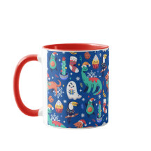 Fun Kerstmis Dinosaur Dog Parrot Avocado Cactus