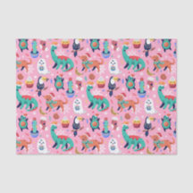 Fun Kerstmis Dinosaur Dog Parrot Avocado Cactus