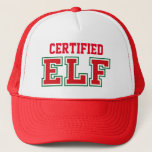 Fun Kerstmis ELF Trucker Pet<br><div class="desc">Funny CERTIFIED ELF-kerstPet</div>