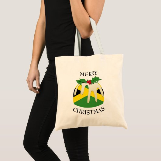 Fun | Kerstmis met | JAMAICAN FLAG Tote Bag (Voorkant (product))