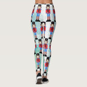 Fun Kerstmis Nutcracker Pattern Leggings (Achterkant)