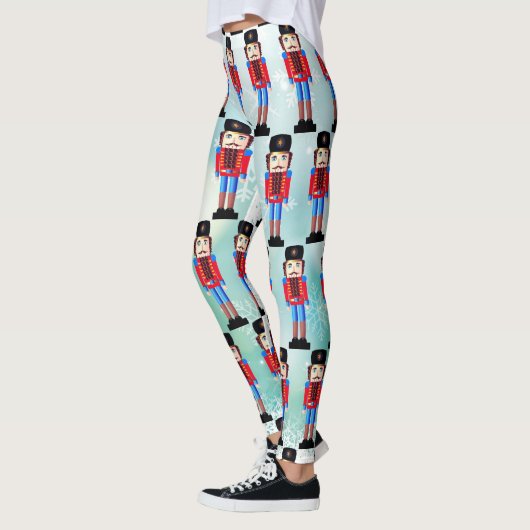 Fun Kerstmis Nutcracker Pattern Leggings (Links)