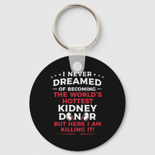 Fun Kidney Donor Art Mannen Vrouwen Nierziekte Awa Sleutelhanger