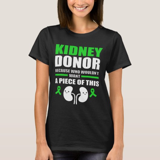 Fun Kidney Stone Nierdonor T-shirt (Voorkant)