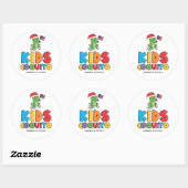 Fun Kinder Coquito Ronde Sticker (Vel)