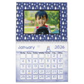 Fun Kinder Family Custom Photo Wall Agenda Kalender (Jan 2026)