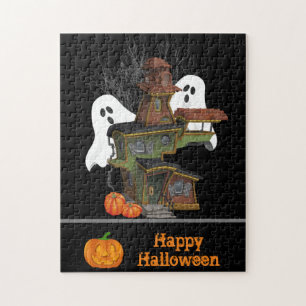 Fun Kinder Halloween Haunted House Legpuzzel
