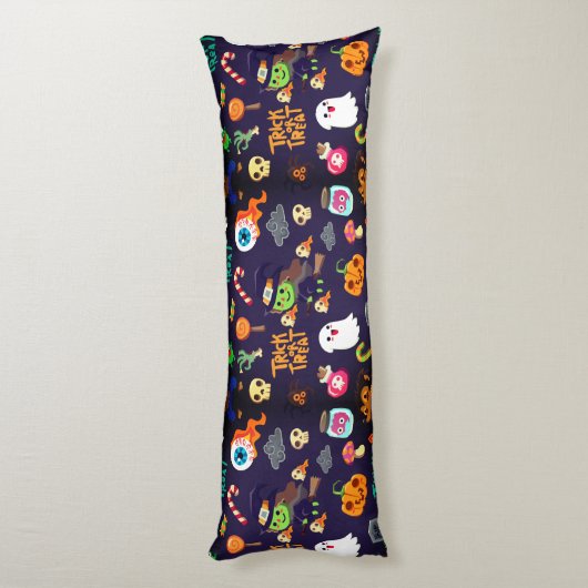 Fun Kinder Halloween Snoep Zombie Witch Ghost Brai Lichaamskussen (Achterkant (Verticaal))