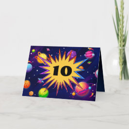 Fun Kinder Planet Buitspace Voeg 10e verjaardag to Kaart