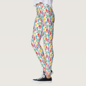 Fun Kinder robots en Aliens Colorful Patterted Leggings (Links)