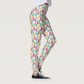 Fun Kinder robots en Aliens Colorful Patterted Leggings (Rechts)