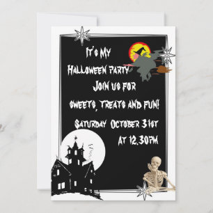 Fun kinder spooky Halloween Kaart