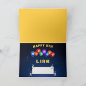 Fun Kinder voeg de naam Planet Solar System 8th Bi Kaart (Binnen)