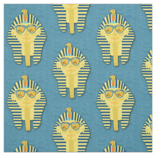 Fun King Tut Pattern Stof