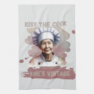 Fun Kiss De kok Ze is Theedoek