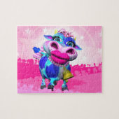 Fun Kissy Moo Puzzle Legpuzzel (Horizontaal)