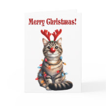Fun Kitten Funny Cat Christmas