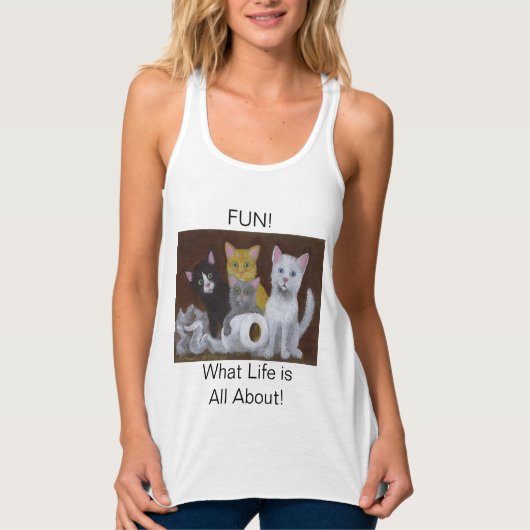 Fun Kittens Tanktop (Voorkant)