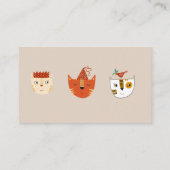 Fun Kitty Cat Baby shower Gift Registry Informatiekaartje (Achterkant)