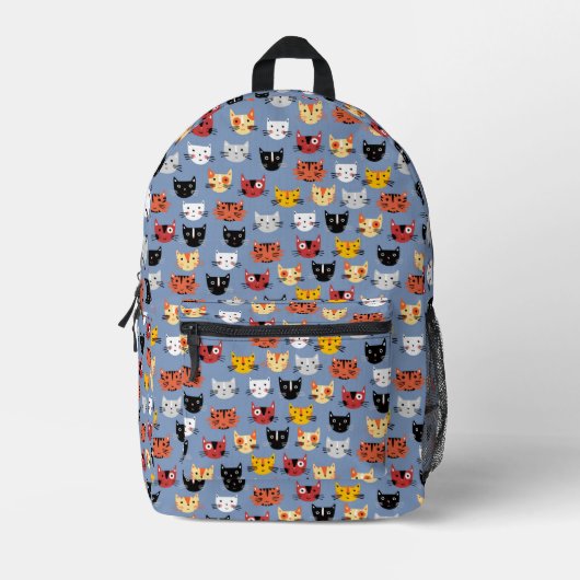 Fun Kitty Cat Bedrukte Rugzak (Voorkant)