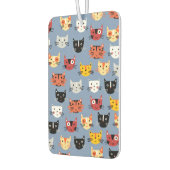 Fun Kitty Cat Pattern Blue Luchtverfrisser (Links)
