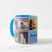 Fun-kleurig fragment fotomonogram mok (Voorkant links)