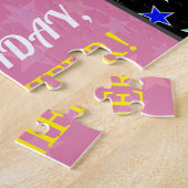 Fun, kleurrijk, 18e verjaardag Puzzle Legpuzzel (Zijkant)