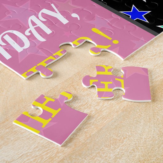 Fun, kleurrijk, 18e verjaardag Puzzle Legpuzzel (Zijkant)