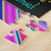 Fun, kleurrijk, 61ste verjaardag Puzzle Legpuzzel (Zijkant)