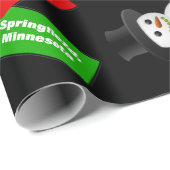 Fun, kleurrijk en persoonlijk cadeau van de kerstm cadeaupapier (Rol Hoek)