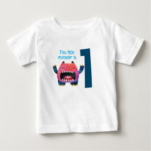 Fun, kleurrijk mijn kleine monster op de eerste ve