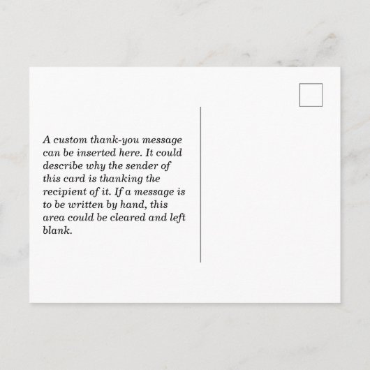 Fun, kleurrijk, regenboogblik: "DANK JE ZO VEEL!" Briefkaart (Achterkant)