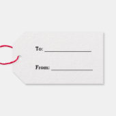 Fun, kleurrijk, regenboogspectrum "MERRY CHRISTMAS Cadeaulabel (Achterkant Horizontaal)