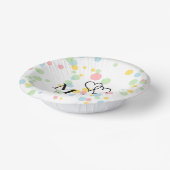 Fun, kleurrijke confetti stippen, kommen voor brui (Gebogen)