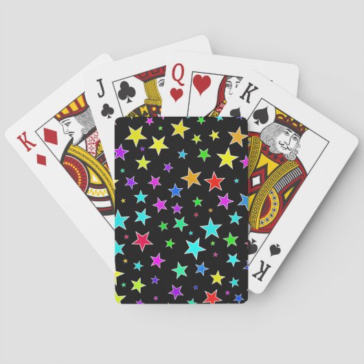 Fun, kleurrijke patroonspeelkaarten pokerkaarten (Achterkant)