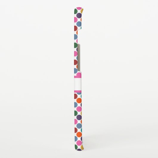 Fun, kleurrijke poka Dots Samsung Galaxy Hoesje (Linkerkant)