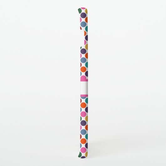 Fun, kleurrijke poka Dots Samsung Galaxy Hoesje (Rechterkant)