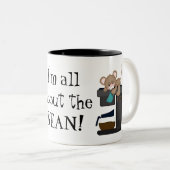 Fun koffieminnaar Mice-mok Tweekleurige Koffiemok (Voorkant rechts)