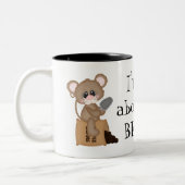 Fun koffieminnaar Mice-mok Tweekleurige Koffiemok (Links)