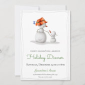 Fun Kom naar oma's Snowman Kerstfeestdag Kaart (Voorkant)