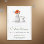 Fun Kom naar oma's Snowman Kerstfeestdag Kaart<br><div class="desc">Cute en unieke vakantieuitnodiging met een illustratie van een oma-sneeuwman met haar kleinzoon of kleindochter. Erg schattig en lief om je liefhebbers dit vakantieseizoen te mailen en hen uit te nodigen om te eten. Illustratief en ontworpen door Patricia Alvarez.</div>