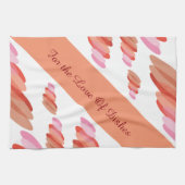 Fun koraalperen moderne handdoeken (Horizontaal)