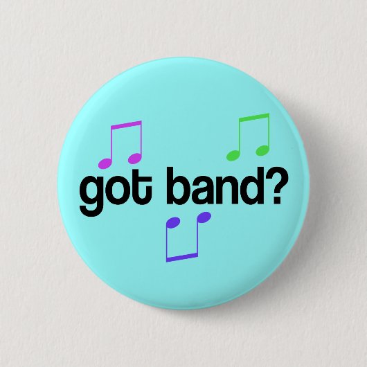 Fun kreeg een Button voor muzikanten (Voorkant)