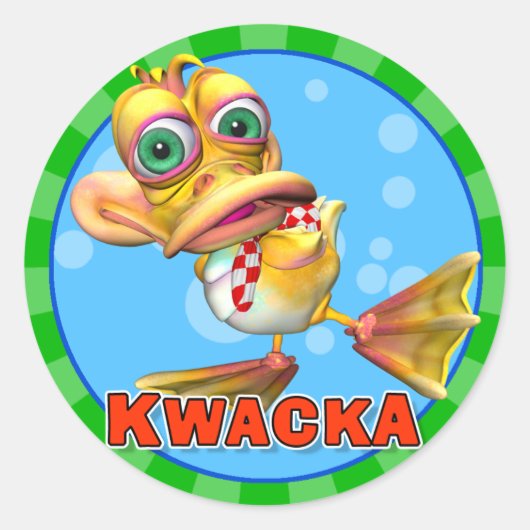 Fun Kwacka Stickers (Voorkant)