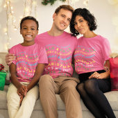Fun La La Family Bijpassende Kerstmis Crew Shirten T-shirt