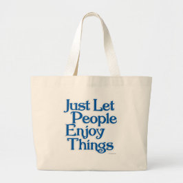 Fun laat mensen plezier hebben in motiverende uits grote tote bag